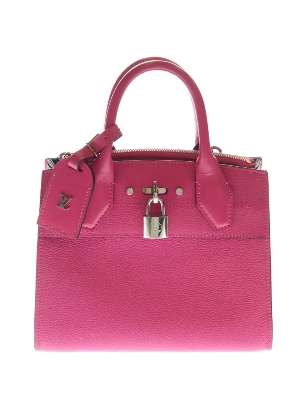 Louis Vuitton City Steamer Mini 2-Way Bag Silver Pink